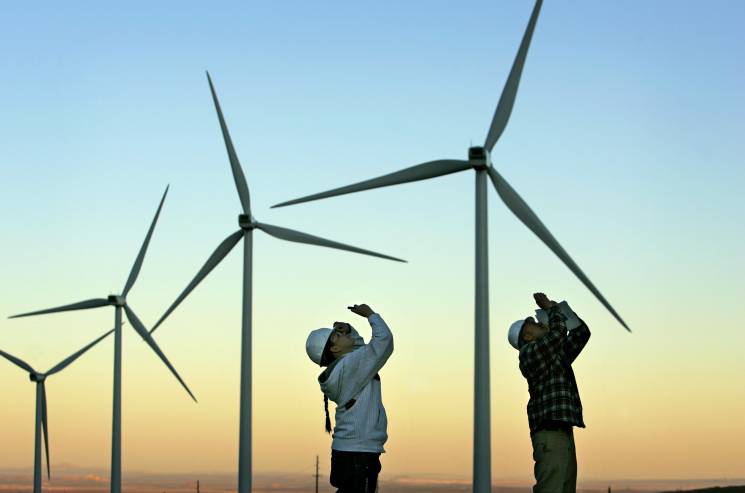 Wind power shows a promising solution to climate change by reducing emissions