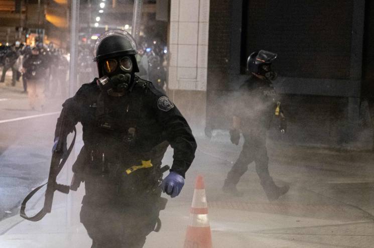 police officer running