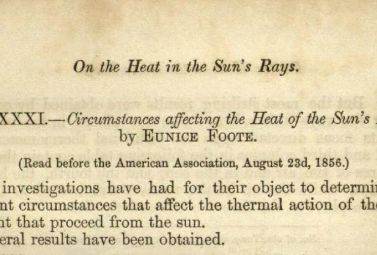 Page from Foote's presentation