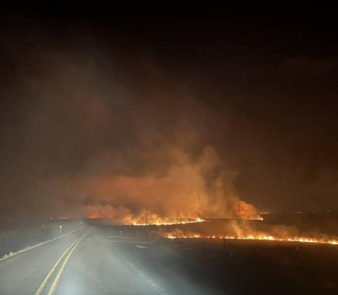 Wildfire in Texas