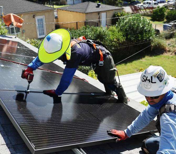 solar install
