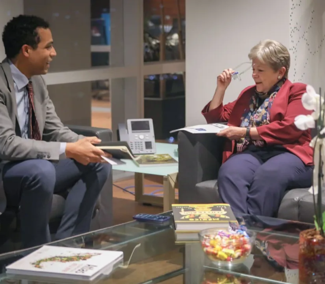 Mexican Environment Secretary Alicia Bárcena in an interview with TIME Senior Correspondent Justin Worland.