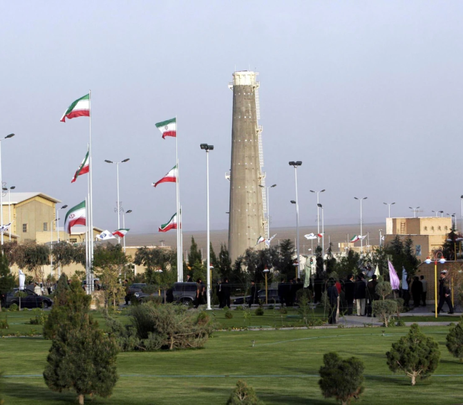 This shows Iran's nuclear enrichment facility in Natanz, Iran, April 9, 2007. 